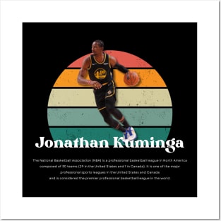 Jonathan Kuminga Vintage V1 Posters and Art